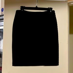 Black pencil skirt